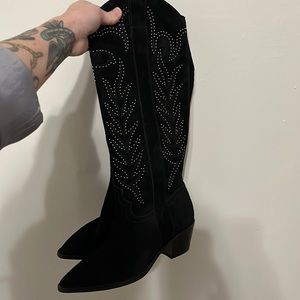 Dolce vita suede studded boot size 7